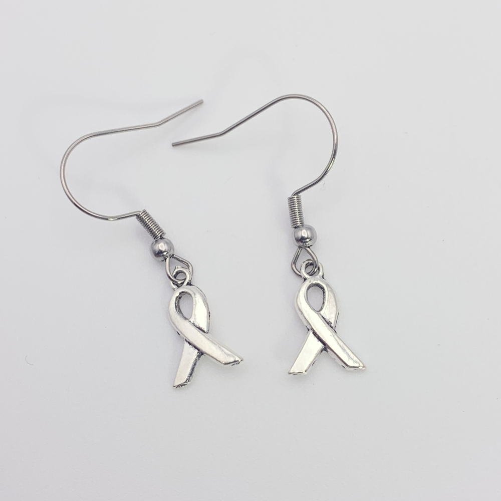 Awareness Ribbon Earrings - Picture 4 of 5